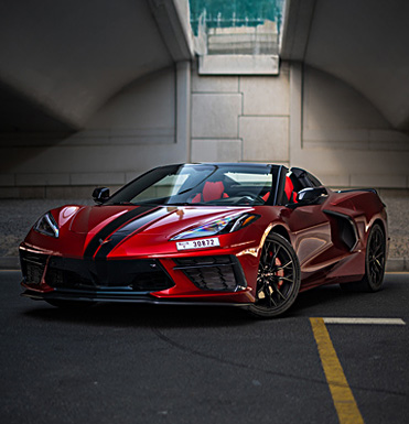 rent Chevrolet Corvette C8 Stingray Convertible