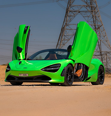 rent Mclaren 720S Spider 2023 Green