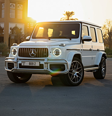 rent mercedes g63 white