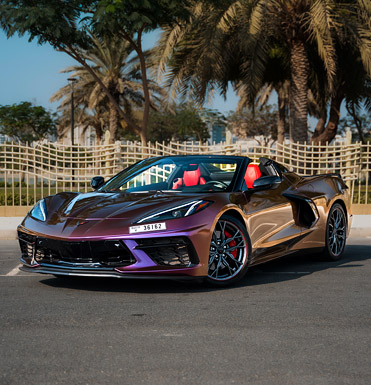 rent chevrolet corvette in dubai