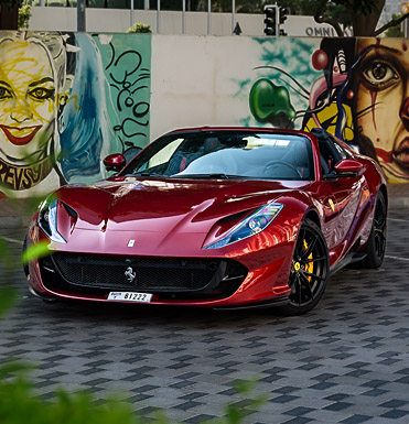 rent ferrari 812 superfast in dubai